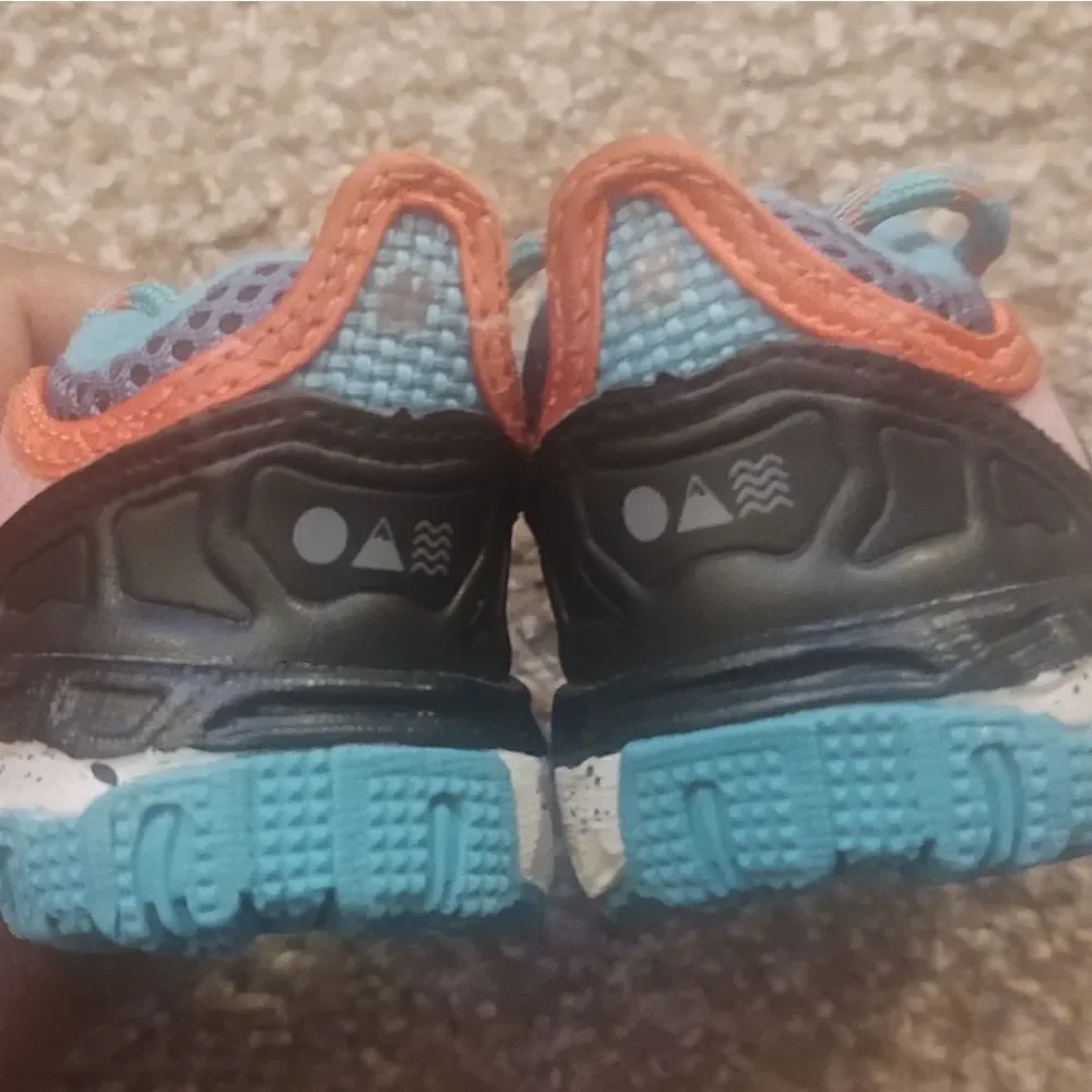 New Balance 801 All Terrain Toddlers Sneakers Red Blue Black IC801FR - Size 4c
